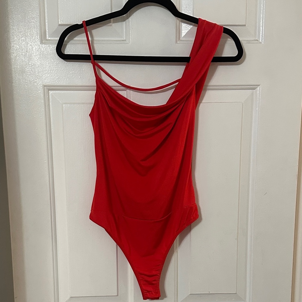 Lulu's Bold Red Strappy Top